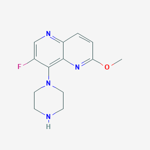 7-Fluoro-2-methoxy-8-piperazin-1-yl-[1,5]naphthyridine