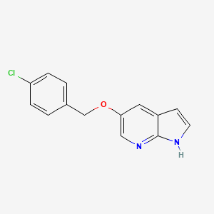 5-(4-Chlorobenzyloxy)-1h-pyrrolo[2,3-b]pyridine