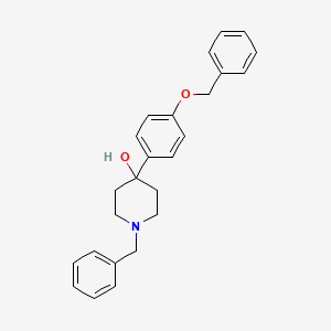 1-Benzyl-4-(4-(benzyloxy)phenyl)piperidin-4-ol