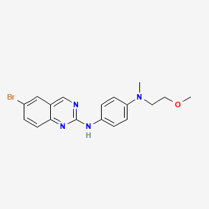 N'-(6-bromoquinazolin-2-yl)-N-(2-methoxyethyl)-N-methylbenzene-1,4-diamine