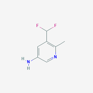 5-(Difluoromethyl)-6-methylpyridin-3-amine