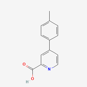 molecular formula C13H11NO2 B1393777 4-(4-甲基苯基)吡啶-2-羧酸 CAS No. 1261953-65-4