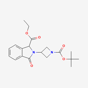 Ethyl 2-(1-(tert-butoxycarbonyl)azetidin-3-yl)-3-oxoisoindoline-1-carboxylate