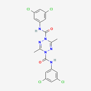 N~1~,N~4~-Bis(3,5-dichlorophenyl)-3,6-dimethyl-1,2,4,5-tetrazine-1,4-dicarboxamide