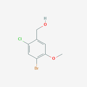 (4-Bromo-2-chloro-5-methoxyphenyl)methanol