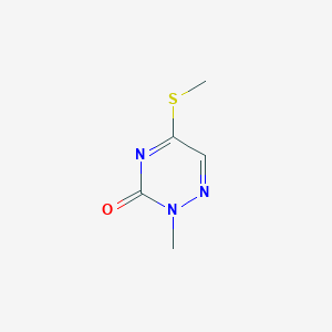 2-methyl-5-methylthio-1,2,4-triazin-3(2H)-one