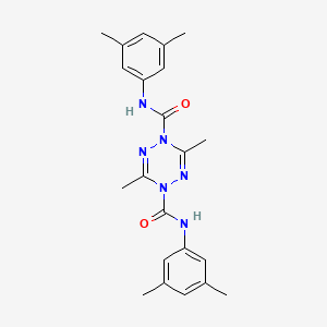 N~1~,N~4~-Bis(3,5-dimethylphenyl)-3,6-dimethyl-1,2,4,5-tetrazine-1,4-dicarboxamide