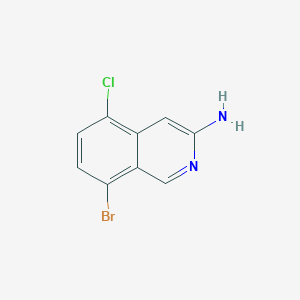 8-Bromo-5-chloro-isoquinolin-3-ylamine