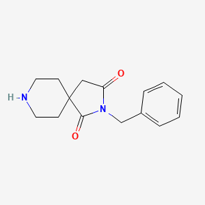 molecular formula C15H18N2O2 B13937934 2-benzyl-2,8-Diazaspiro[4.5]decane-1,3-dione 