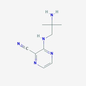 2-Pyrazinecarbonitrile, 3-[(2-amino-2-methylpropyl)amino]-