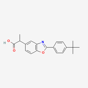 2-(4-tert-Butylphenyl)-alpha-methyl-5-benzoxazoleacetic acid