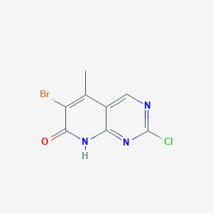 6-bromo-2-chloro-5-methylpyrido[2,3-d]pyrimidin-7(8H)-one