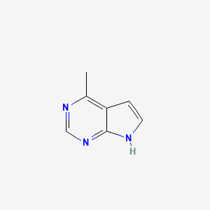 molecular formula C7H7N3 B1393796 4-Methyl-7H-pyrrolo[2,3-d]pyrimidine CAS No. 945950-37-8