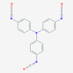 molecular formula C21H12N4O3 B013938 三(对异氰酸苯基)胺 CAS No. 19759-70-7