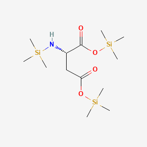 L-Aspartic acid, N-(trimethylsilyl)-, bis(trimethylsilyl) ester