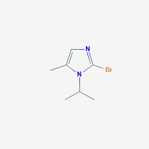 molecular formula C7H11BrN2 B13938011 2-Bromo-1-isopropyl-5-methyl-1H-imidazole 