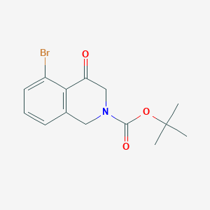 tert-butyl 5-bromo-4-oxo-3,4-dihydroisoquinoline-2(1H)-carboxylate