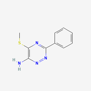 5-(Methylsulfanyl)-3-phenyl-1,2,4-triazin-6-amine