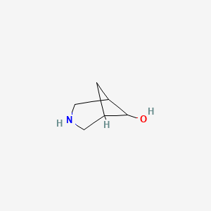 molecular formula C6H11NO B1393811 3-Azabicyclo[3.1.1]heptan-6-ol CAS No. 1389441-76-2