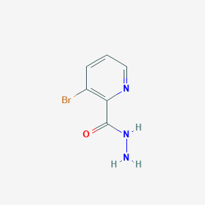 molecular formula C6H6BrN3O B1393812 3-Bromo-2-pyridinecarbohydrazide CAS No. 1242267-92-0
