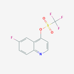 (6-fluoroquinolin-4-yl) trifluoromethanesulfonate