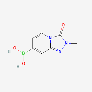 (2-Methyl-3-oxo-2,3-dihydro-[1,2,4]triazolo[4,3-a]pyridin-7-yl)boronic acid