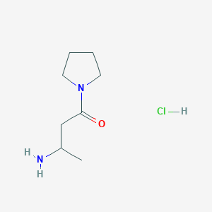 3-Amino-1-(pyrrolidin-1-yl)butan-1-one hydrochloride