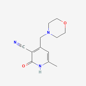 6-Methyl-4-(4-morpholinylmethyl)-2-oxo-1,2-dihydro-3-pyridinecarbonitrile