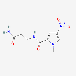 1H-Pyrrole-2-carboxamide, N-(3-amino-3-oxopropyl)-1-methyl-4-nitro-