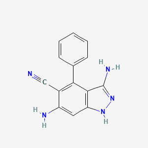 3,6-diamino-4-phenyl-1H-indazole-5-carbonitrile