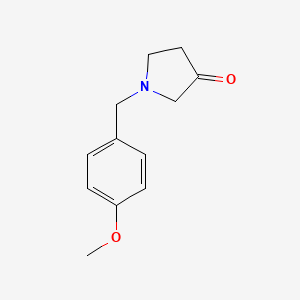 1-[(4-Methoxyphenyl)methyl]-3-pyrrolidinone