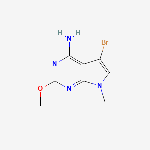 5-Bromo-2-methoxy-7-methyl-7H-pyrrolo[2,3-D]pyrimidin-4-amine