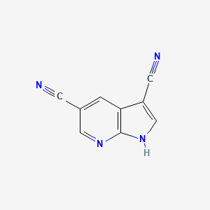 1H-Pyrrolo[2,3-b]pyridine-3,5-dicarbonitrile