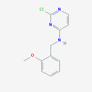 2-chloro-N-[(2-methoxyphenyl)methyl]-4-Pyrimidinamine