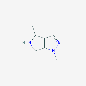 1,4-dimethyl-5,6-dihydro-4H-pyrrolo[3,4-c]pyrazole