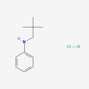 molecular formula C11H18ClN B1393889 N-(2,2-二甲基丙基)苯胺盐酸盐 CAS No. 75351-09-6