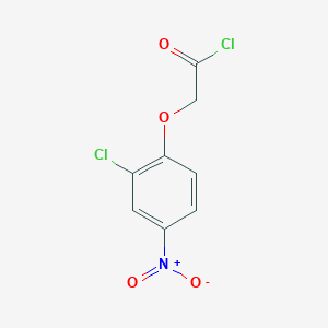 molecular formula C8H5Cl2NO4 B1393894 (2-Chloro-4-nitrophenoxy)acetyl chloride CAS No. 110630-89-2
