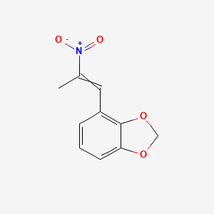 molecular formula C10H9NO4 B13938949 4-(2-Nitroprop-1-enyl)-1,3-benzodioxole 