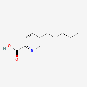 molecular formula C11H15NO2 B13938956 Picolinic acid, 5-pentyl- CAS No. 24472-57-9