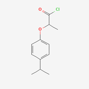 molecular formula C12H15ClO2 B1393896 2-(4-Isopropylphenoxy)propanoyl chloride CAS No. 1160257-32-8