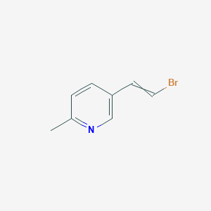 molecular formula C8H8BrN B13939079 5-(2-Bromovinyl)-2-methylpyridine 