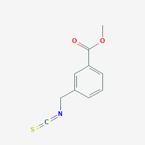 molecular formula C10H9NO2S B1393932 3-(异硫氰酸甲基)苯甲酸甲酯 CAS No. 448948-73-0