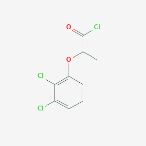 molecular formula C9H7Cl3O2 B1393947 2-(2,3-Dichlorophenoxy)propanoyl chloride CAS No. 1160249-33-1