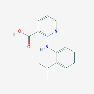 molecular formula C15H16N2O2 B13939496 2-[2-(Propan-2-yl)anilino]pyridine-3-carboxylic acid CAS No. 55285-33-1