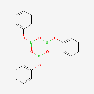 molecular formula C18H15B3O6 B13939539 Triphenoxyboroxin CAS No. 7187-84-0