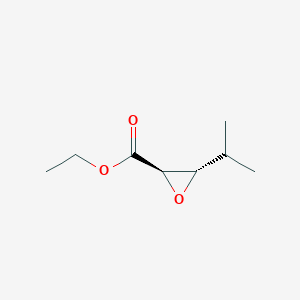 molecular formula C8H14O3 B139396 Ethyl (2R,3S)-3-propan-2-yloxirane-2-carboxylate CAS No. 145631-84-1