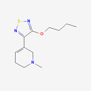 5-(4-Butoxy-1,2,5-thiadiazol-3-yl)-1-methyl-1,2,3,6-tetrahydropyridine