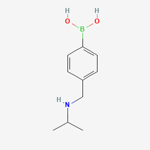 B1393964 4-(Isopropylamino-methyl)phenylboronic acid CAS No. 1025900-37-1