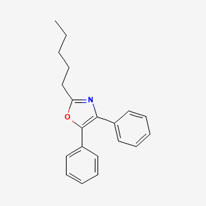 Oxazole, 2-pentyl-4,5-diphenyl-