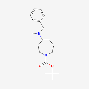 Tert-butyl 4-(benzyl(methyl)amino)azepane-1-carboxylate